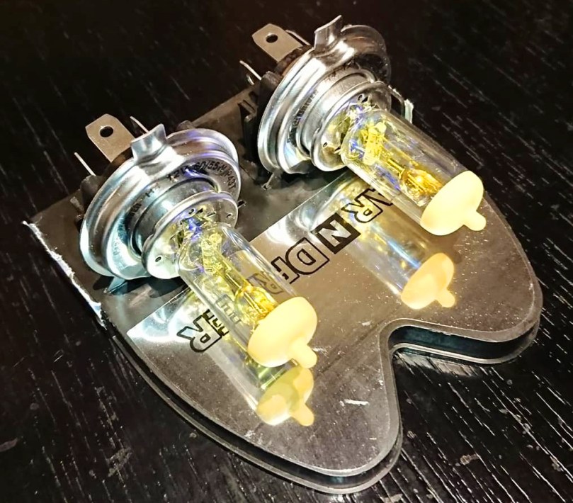 Yellow H4 Headlight Bulb